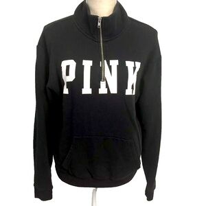 PINK by Victoria's Secret Womens Sweatshirt Size XS Pullover Athleisure Black